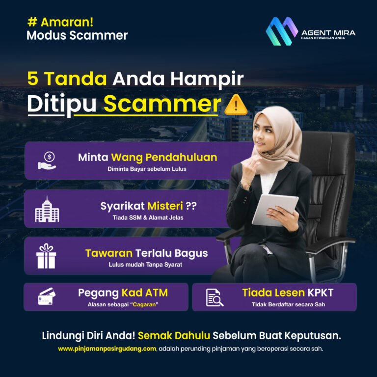 Nak Buat Pinjaman di Pasir Gudang? 5 Tanda Anda Sedang Berurusan dengan Scammer (Wajib Baca!)